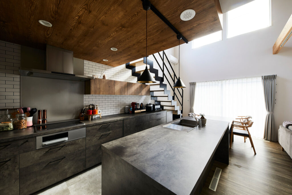 香芝市のおしゃれな注文住宅キッチン