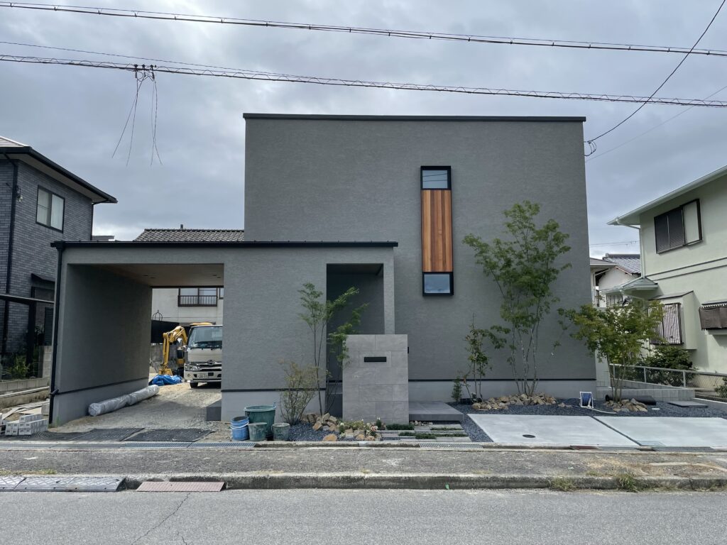 香芝市の注文住宅M様邸のおしゃれな外観