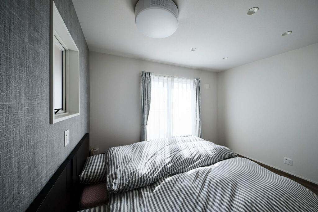 香芝市のおしゃれな注文住宅寝室