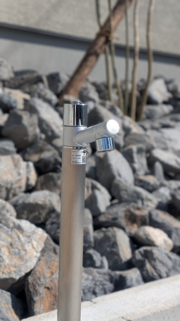 おしゃれな平屋　蛇口